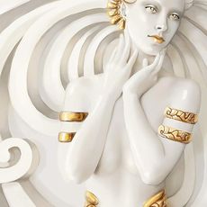 Fototapeta na dvere GOLDEN MERMAID 86x200 cm