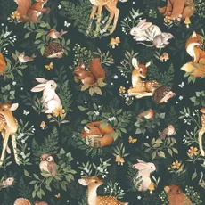 Detská tapeta 10 m x 50 cm Forest Friends – Lilipinso