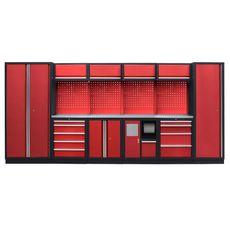 Kvalitný PROFI RED dielenský nábytok 4235 x 495 x 2000 mm - RTGS1301AC