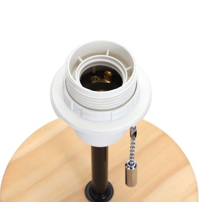 Aigostar - Stolná lampa s USB portom 1xE27/40W/230V béžová