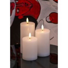 LED sviečky v súprave 3 ks (výška 15 cm) Sille Rechargeable – Sirius