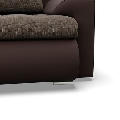 Rozkladacia rohová sedacia súprava TOKIO VI Ľavá Hnedá/hnedá