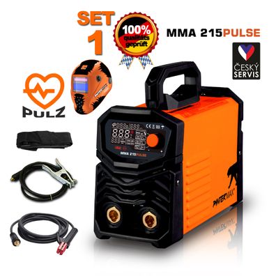 PANTERMAX MMA215pulse invertorová zváračka MMA/TIG SET 1