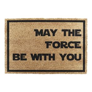 Rohožka z kokosového vlákna 40x60 cm May the Force Be With Your – Artsy Doormats