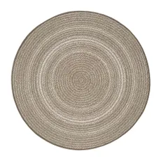 Béžový vonkajší koberec Universal Silvana Rutto, ⌀ 120 cm
