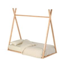 Detská posteľ 70x140 cm v prírodnej farbe Maralis Teepee – Kave Home