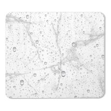Bielo-sivá kúpeľňová predložka z kremeliny 35x45 cm Aqua – douceur d'intérieur