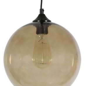 Závěsná lampa EDISON Z Candellux Hnědá