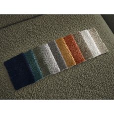 Zelené kreslo z textílie bouclé Tina – Bobochic Paris
