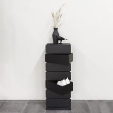 Čierna kovová komoda 37x98,5 cm Joey – Spinder Design