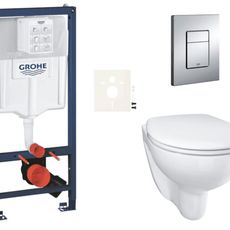 Závesný wc set do ľahkých stien / predstenová montáž Grohe Bau Ceramic SIKOGRSBAUE