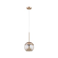 Luster na lanku VOLDA 1xE27/60W/230V mosadz