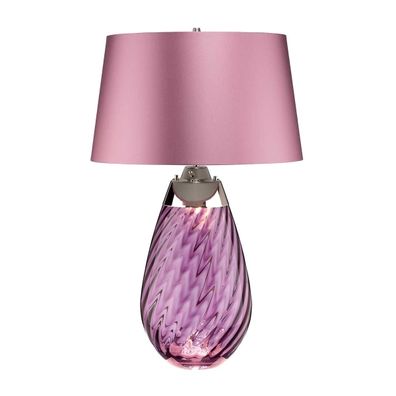 Elstead LENA-TL-L-PLUM - LED Stolná lampa LENA 1xE27/40W/230V 74 cm ružová