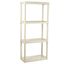 Regál plastový T60/4E ecru 133x60x30 cm – 4 police/20kg