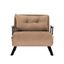 Kreslo Sando Single Light Brown v2