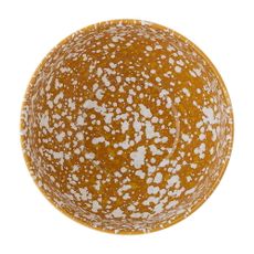 Oranžovo-biela kameninová miska Bloomingville Carmel, ø 15,5 cm