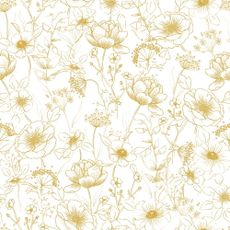 Detská tapeta 10 m x 50 cm Flowers Botany – Lilipinso