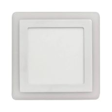 APLED -LED Kúpeľ. podhľadové svietidlo SQUARE DUO LED/16W/230V 19,5x19,5 cm biela