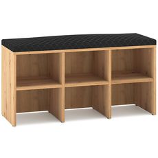 Skrinka na topánky RENES 01 dub artisan/čierna