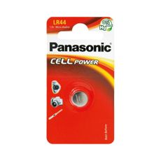 Panasonic - 1 ks Alkalická gombíková batéria LR44 1,5V 120 mAh