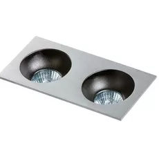 Podľadové svietidlo Hugo 2 Downlight hliníkové