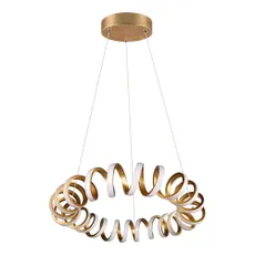 LED závesné svietidlo v zlatej farbe ø 55 cm Curl – Trio