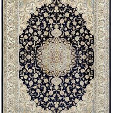 Nouristan - Hanse Home koberce Kusový koberec Naveh 104378 darkblue / Cream - 195x300 cm
