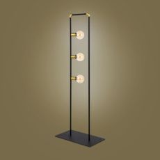 Lampa stojacia HYDRIA 3xE27/60W/230V čierna