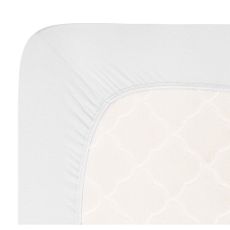 Biela napínacia plachta jersey 140x200 cm Boxspring – Andrea Simone