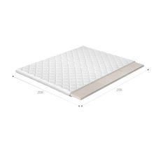 NABBI Linez 200 obojstranný penový matrac (topper) latex / látka