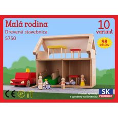 Drevená stavebnica Malá rodina Moy Toy