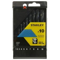 STANLEY STA56030 sada vrtákov do kovu 1-10mm