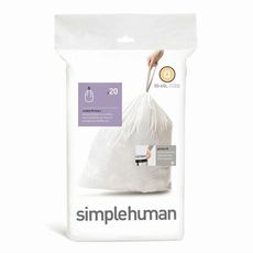 Simplehuman Vrecia do odpadkového koša Q 50-65 l, 20 ks