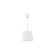 Duolla - Luster na lanku SOLO 1xE27/40W/230V pr. 24 cm biela