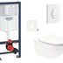 Závesný wc set do ľahkých stien / predstenová montáž Swiss Aqua Technologies Infinitio SIKOGRSIN11SASH0