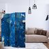 Paraván Blue Stream Dekorhome 225x172 cm (5-dielny)