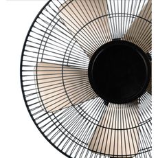 Stolný ventilátor 40W/230V pr. 35 cm čierna/zlatá