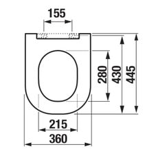 JIKA H8917150000631 - WC sedadlo MIO duroplast/biela
