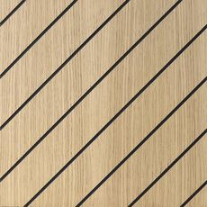 Panel frézovaný Quadro Diagonal dub 40x40 cm MDF