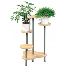 DekorStyle Květinový stojan ELIS 72,5 cm dub sonoma