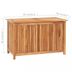 Záhradný úložný box teak Dekorhome 90 cm