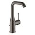 Vysoká umývadlová batéria Grohe Essence New s otočným ramienkom Hard Graphite 32628A01