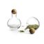 Soľnička a korenička Sagaform Oval Oak, 200 ml