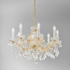Kolarz 3149.88.3.KoT - Krištáľový luster MARIA LOUISE 8xE14/40W/230V 24K zlato