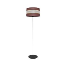 Stojacia lampa HELEN 1xE27/15W/230V hnedá/čierna/zlatá