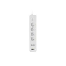 GETI Predlžovací prívod Smart GSS04, 4 zásuvky, 4x USB, Tuya