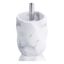 Biela mramorová WC kefa Marble - Tomasucci