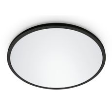 WiZ - LED Stmievateľné stropné svietidlo SUPERSLIM LED/22W/230V čierna Wi-Fi