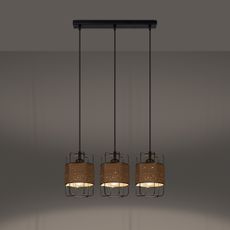 Sollux SL.1301 - Luster na lanku GIZUR 3xE27/15W/230V
