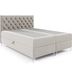 Wilsondo Čalúnená boxspring posteľ Guliette s matracom 120x200 - tmavomodrá